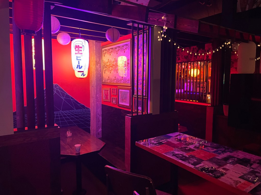 A table at Sayonara bar in Salt Lake City.