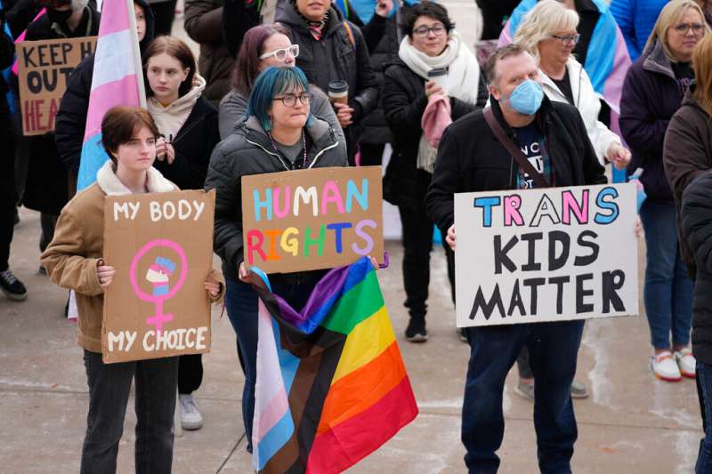 utahns protest to support trans youth