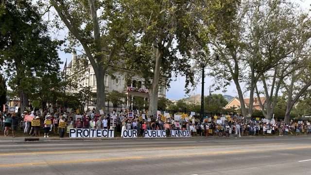 national monument protest